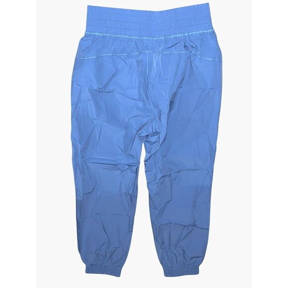 Halara High Waisted Elastic Waistband Hiking Joggers Sz Medium Petite Blue Pants - Picture 7 of 10
